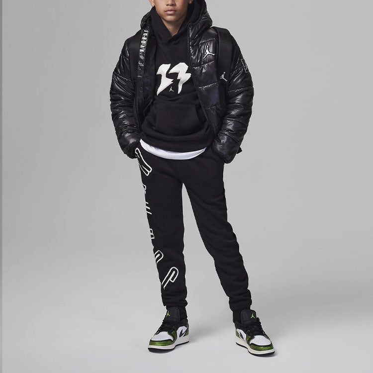 (GS) Air Jordan Flight MVP Hoodie 'Black' 95C501-023