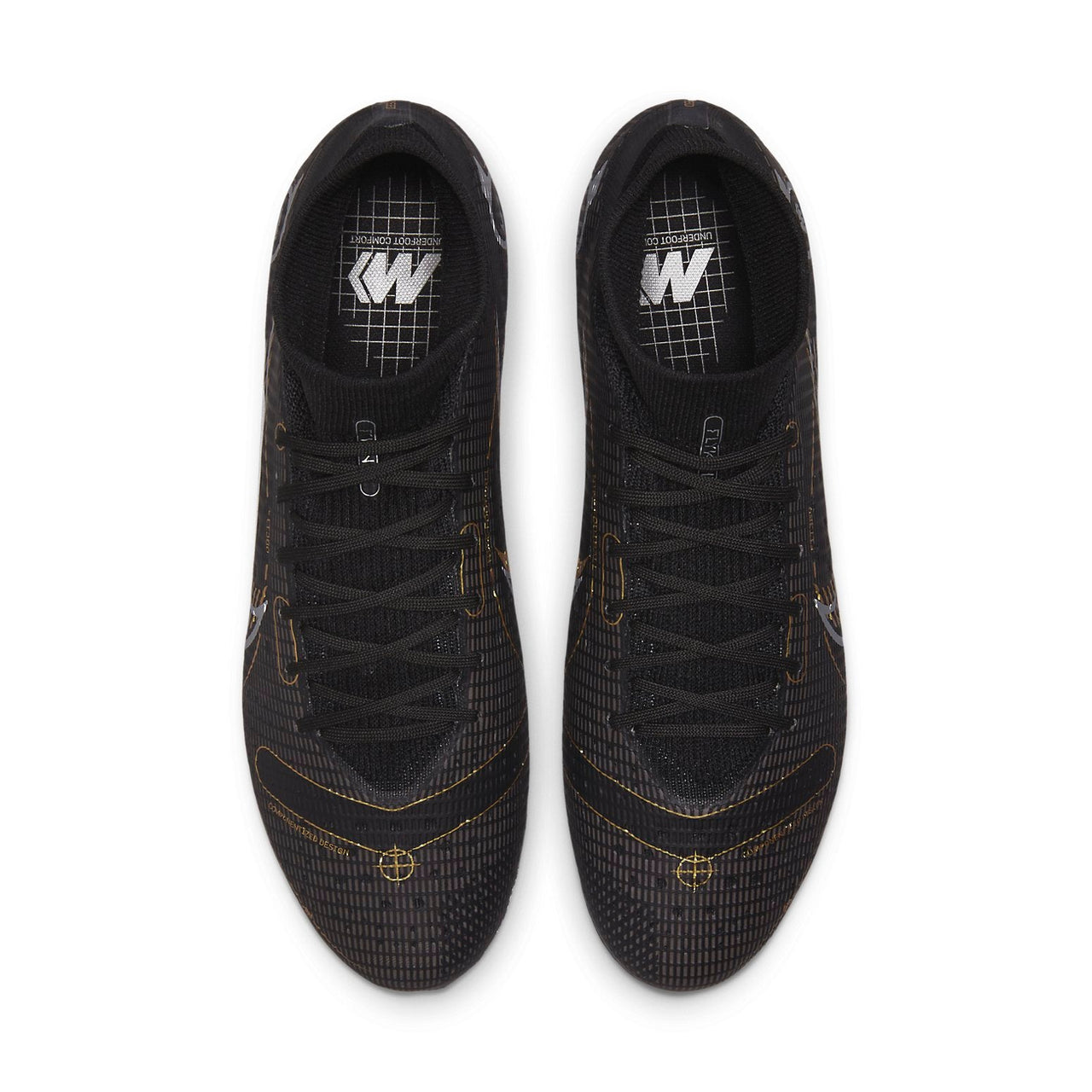 Nike Mercurial Superfly 8 Pro FG 'Black Metallic Gold' DJ2848-007