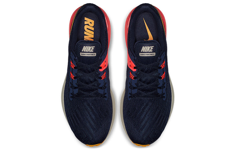 Nike Air Zoom Structure 22 'Blackened Blue Orange Peel' AA1636-400