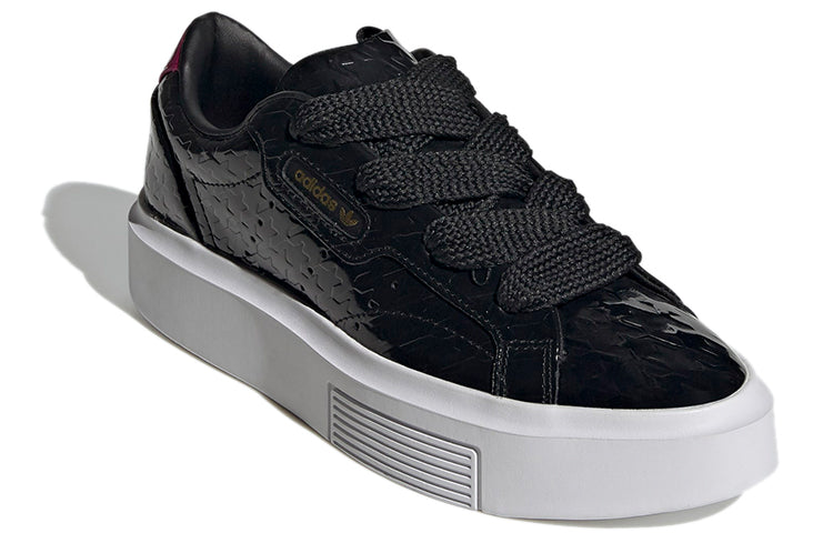 (WMNS) adidas originals Sleek Super 'Black White' FW4308