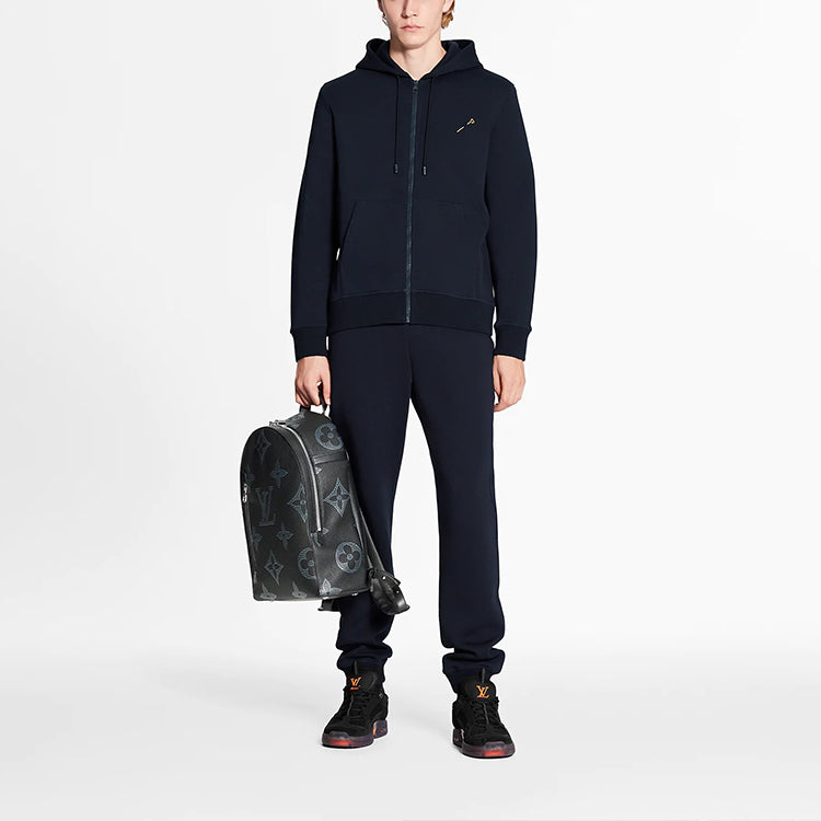 Men's LOUIS VUITTON SS21 Zipper travel Navy Blue 1A8HAW