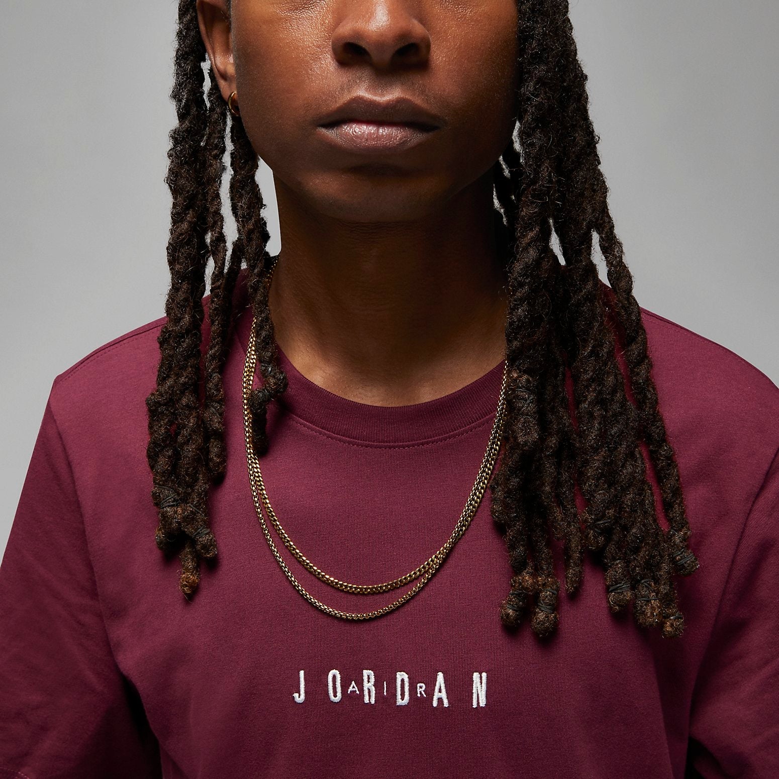 Air Jordan Air Embroidered T-Shirt 'Cherrywood Red' DM3182-680