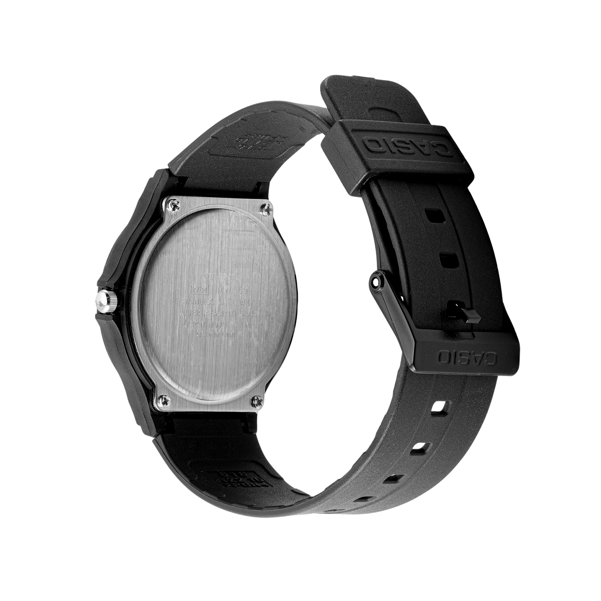 Casio Retro Fashion Business Analog Resin Strap Watch 'White Black' MW-59-7BJH