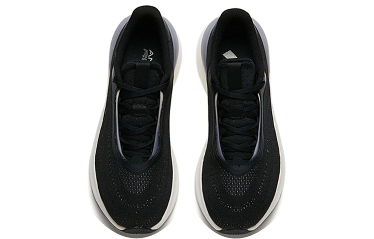 (WMNS) ANTA Running Series Sneakers 'Black White Silver' 122215556-1