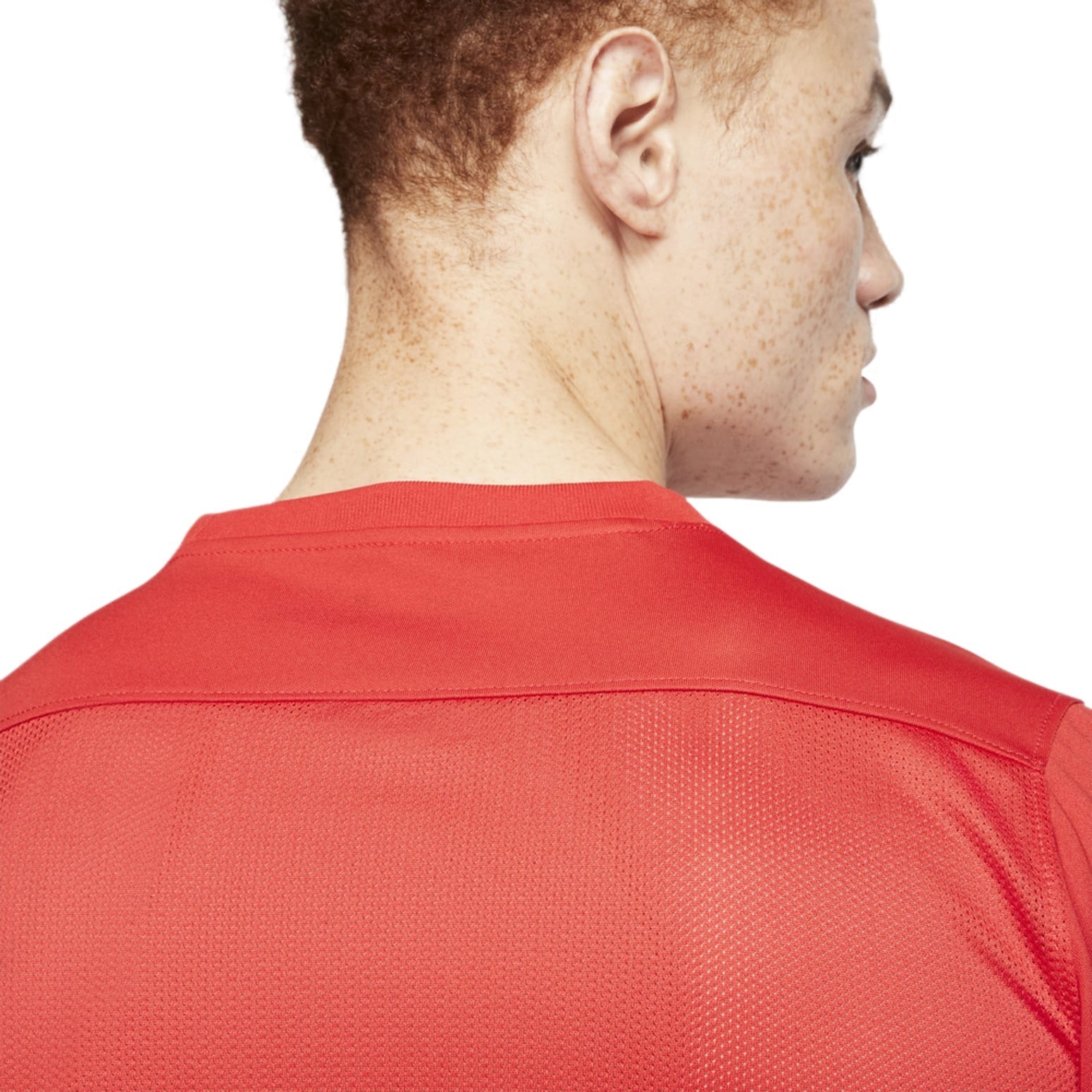 Men's Nike Dri-FIT Logo Printing Round Neck Pullover Short Sleeve Us Edition Orange Red T-Shirt BV6708-657