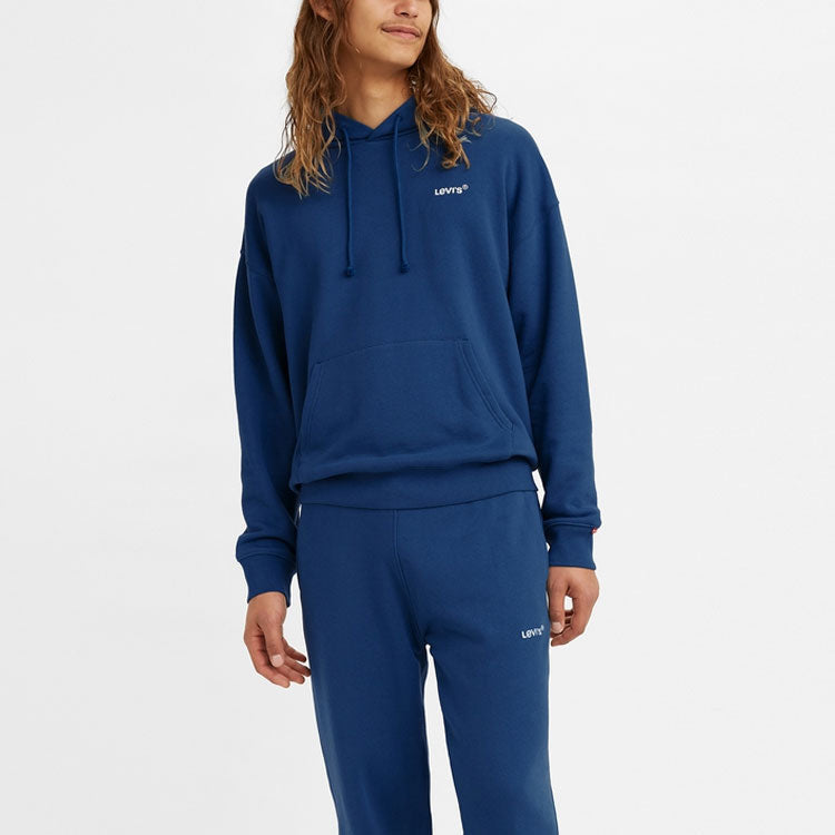 Levis Retro Small Logo Unisex Blue Pullover A0747-0012
