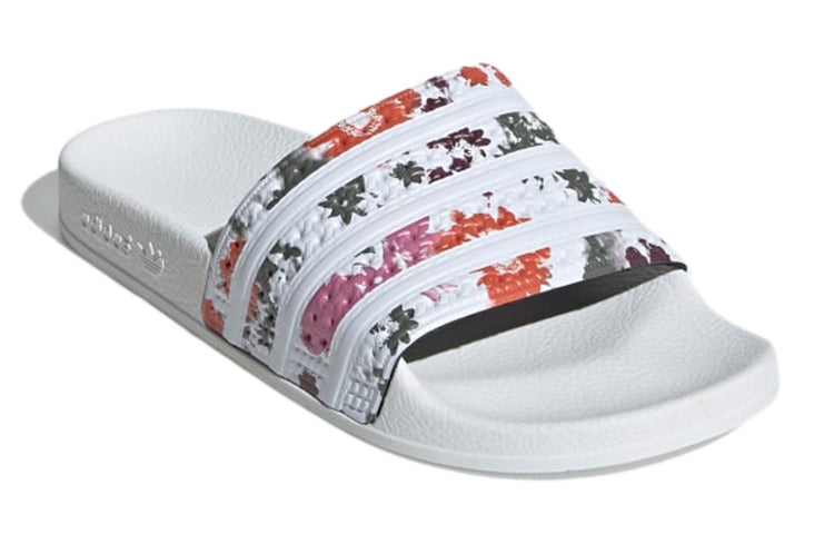 (WMNS) adidas Adilette Slide 'White Floral' H00142