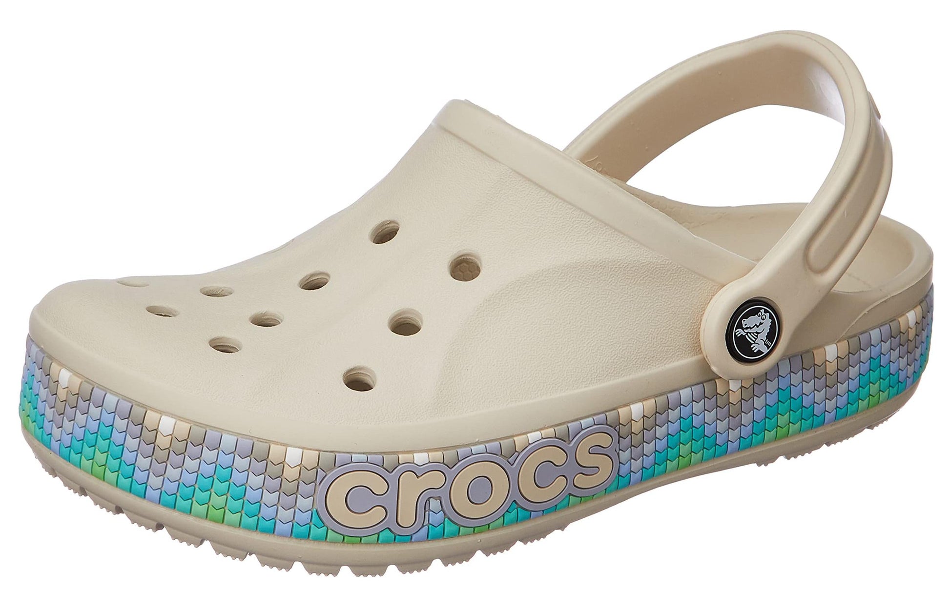 Crocs Bayaband Chevron Band Clogs 'Stucco Multi' 208100-1F8