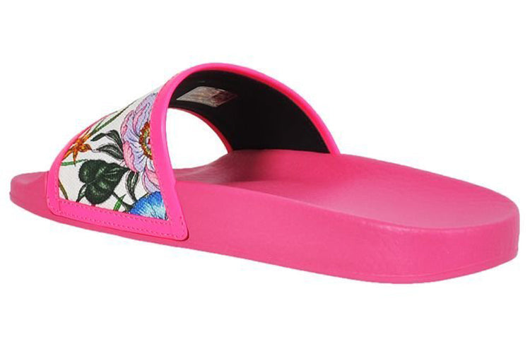 (WMNS) Gucci Pursuit Pool Slide 'Pink Floral' 551440-9ZI40-9095