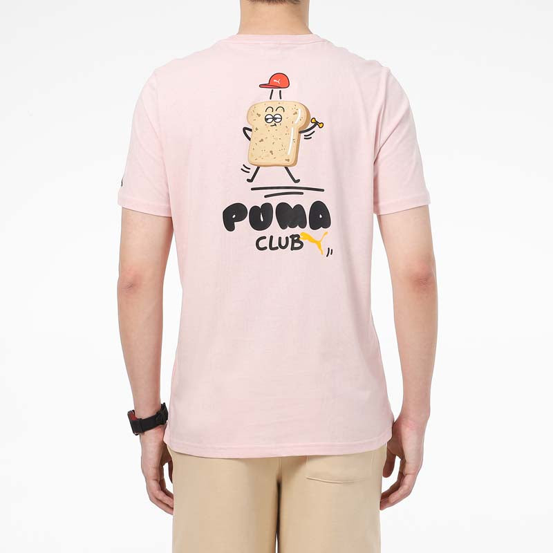 PUMA Club Graphic T-Shirt 'Pink' 533197-36