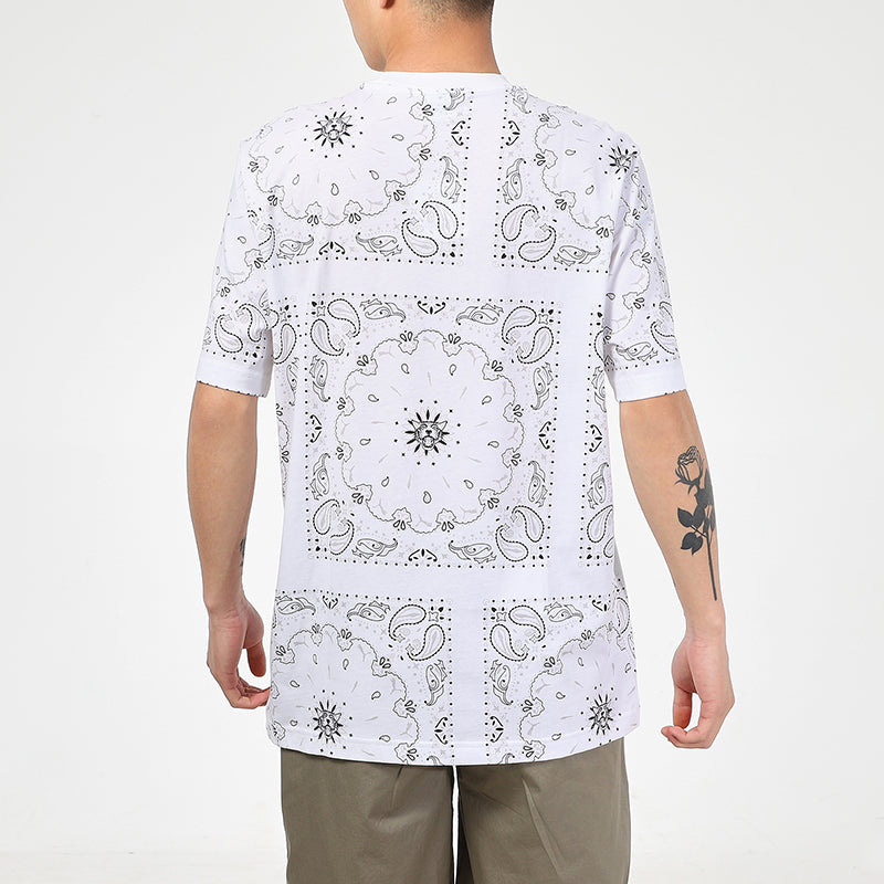 PUMA OB All Over Print T-Shirt 'White' 532652-02