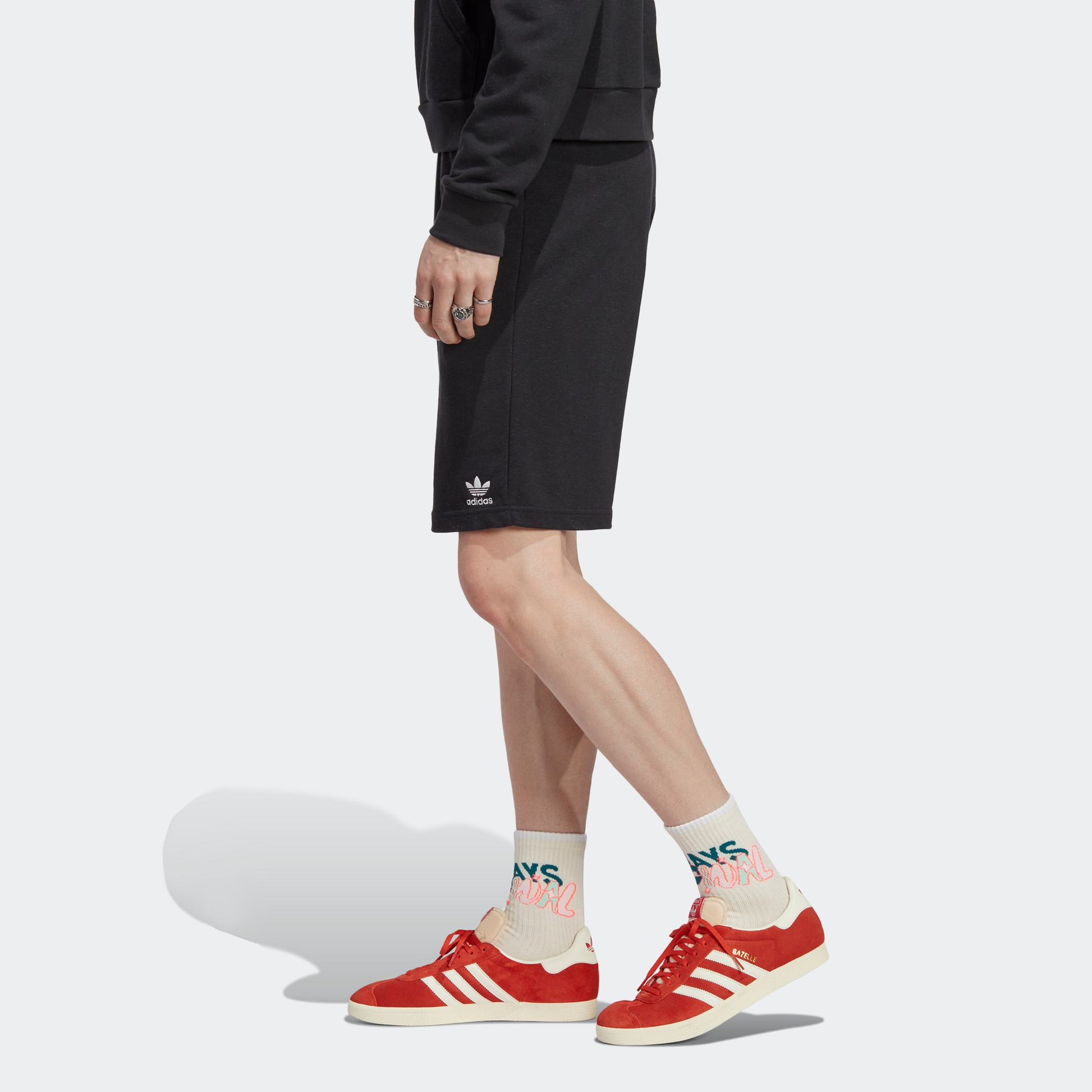 adidas originals Essentials+ Made With Hemp Shorts 'Black' HR8617