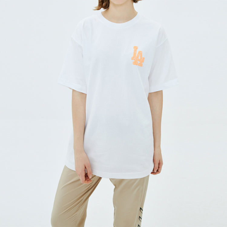 MLB Like LA Los Angeles Dodgers Loose Short Sleeve Unisex White 31TS15031-07W