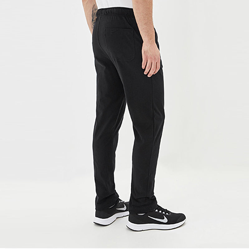 Nike Logo Embroidered Sports Training Knit Long Pants Black BV2766-010