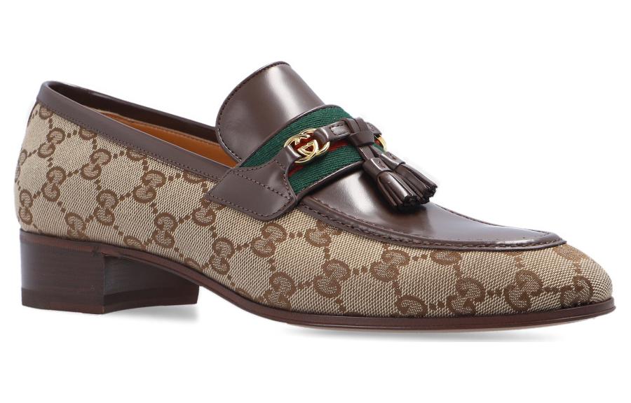 (WMNS) Gucci GG Loafer With Tassel 'Brown' 675651-2HKJ0-9785