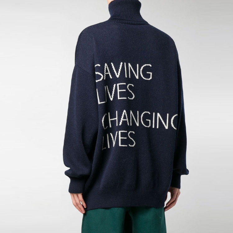 Balenciaga x World Food Programme Jumper 'Navy White' 542703T15074177