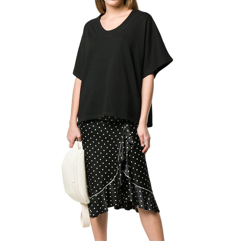 McQ Alexander McQueen Minimalistic Casual Round Neck Short Sleeve Black 545196-RMJ62-1000