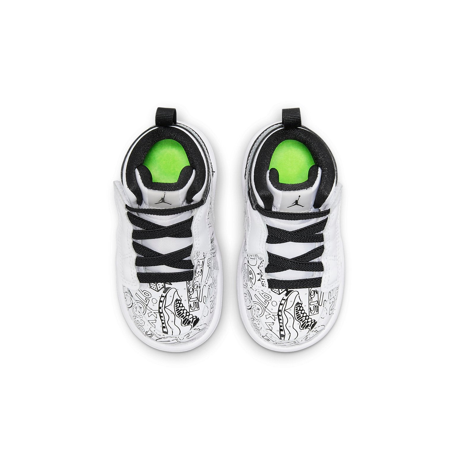 (TD) Air Jordan 1 Mid Alt SE 'White Black Graffiti' DH9682-100