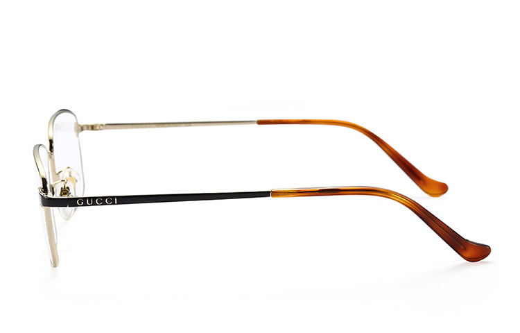 Gucci Gold Glasses Frame Fashion Square GG0576OK-005