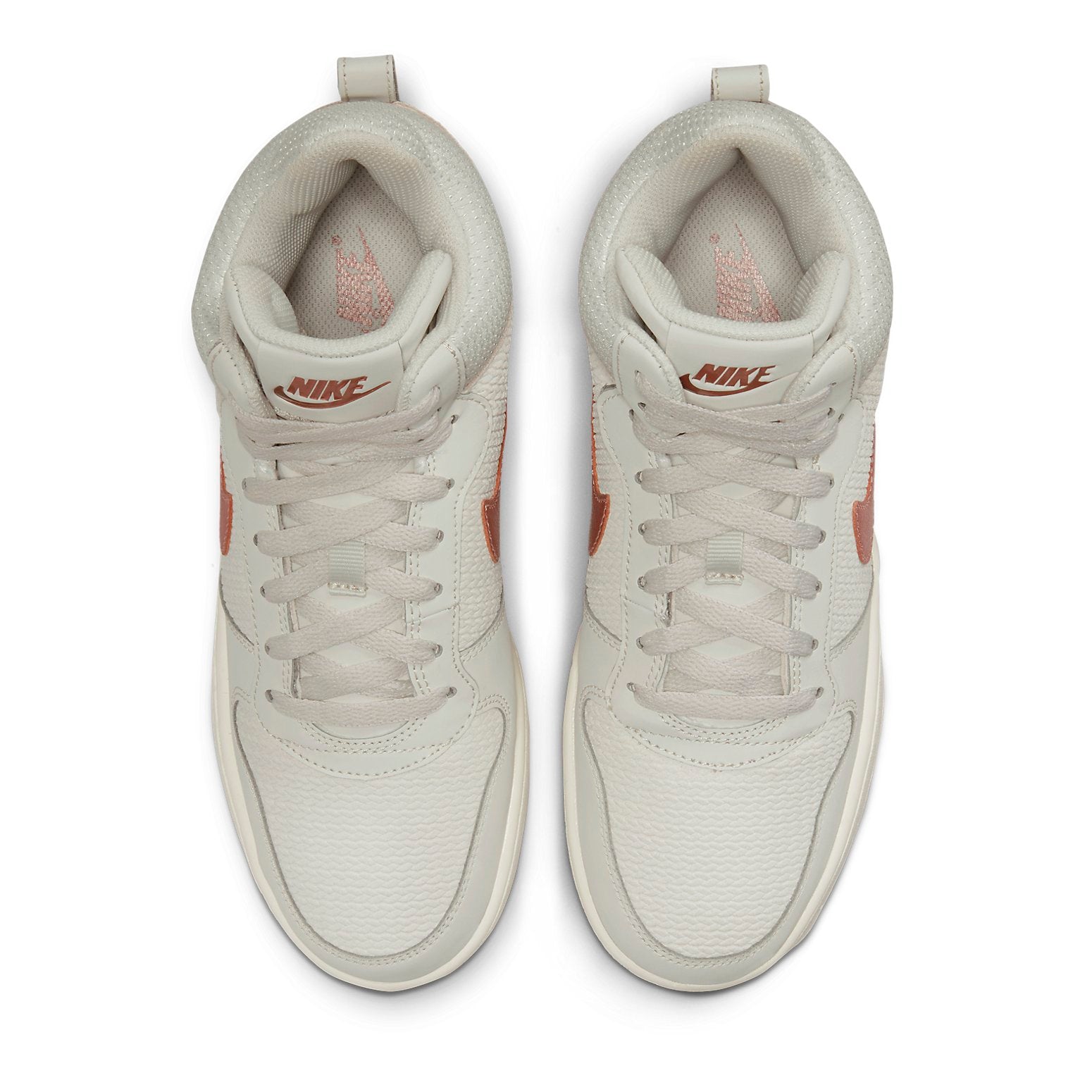 (WMNS) Nike Court Borough Mid Premium 'Light Bone Metallic Red Bronze' 844907-003