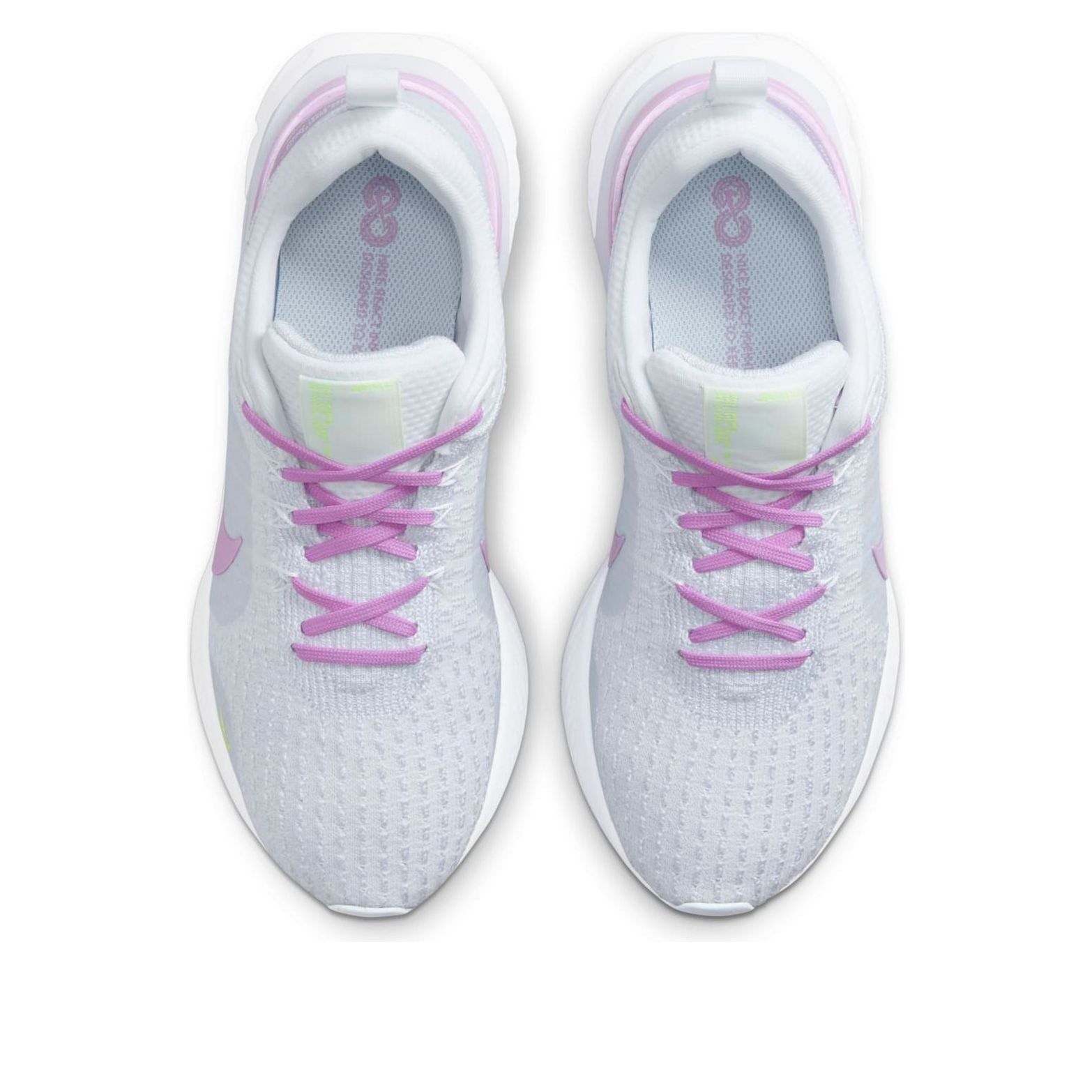 (WMNS) Nike React Infinity Run Flyknit 3 'Grey Rush Fuchsia' DZ3016-100