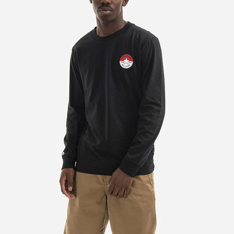 Converse x POKEMON Crossover Cartoon Printing Sports Round Neck Long Sleeves Couple Style Black 10023900-001