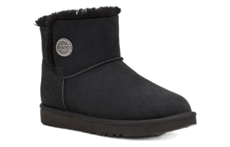 (WMNS) UGG Mini Bailey Snaps 'Black' 1127352-BLK