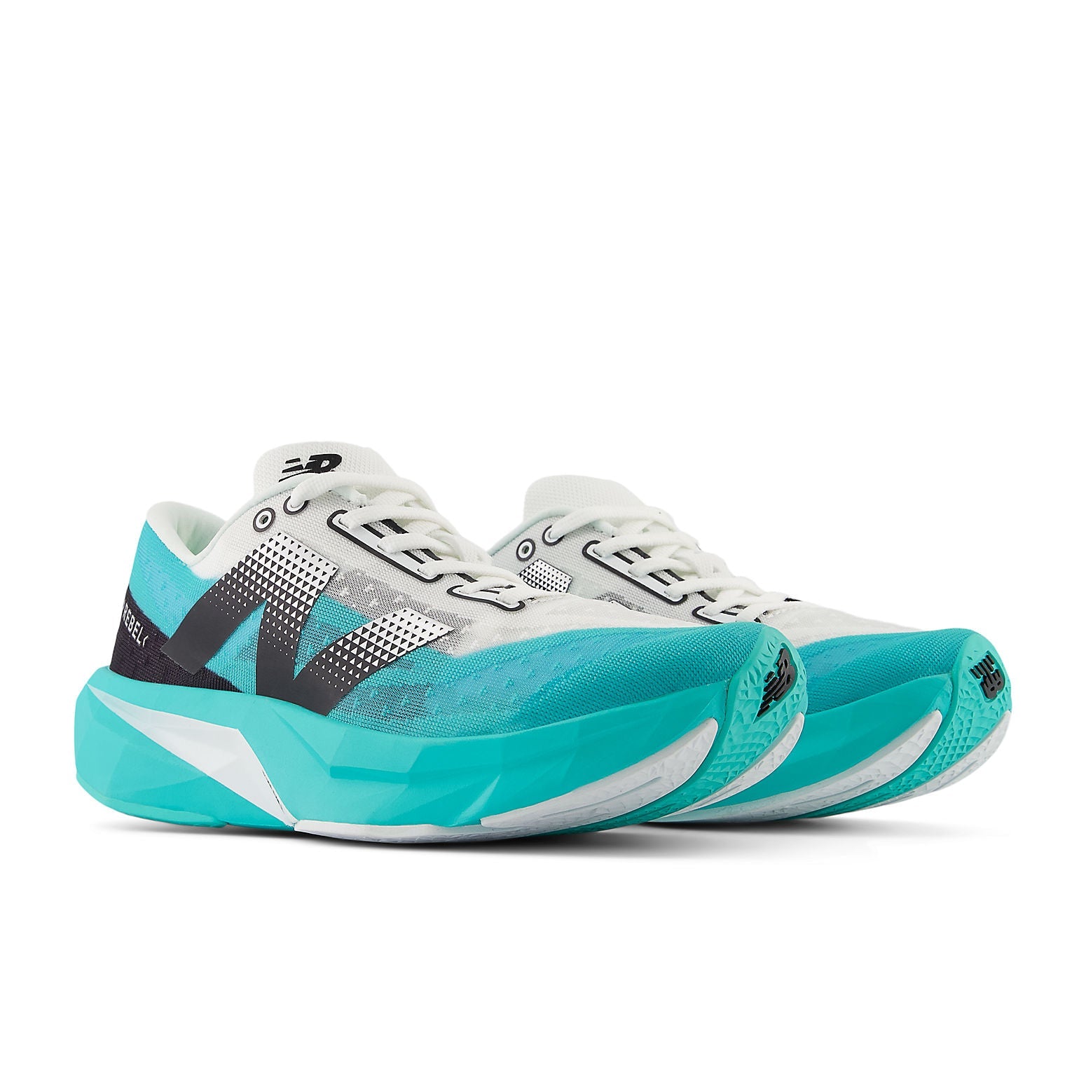 (WMNS) New Balance FuelCell Rebel v4 D Wide 'Cyber Jade' WFCXCJ4
