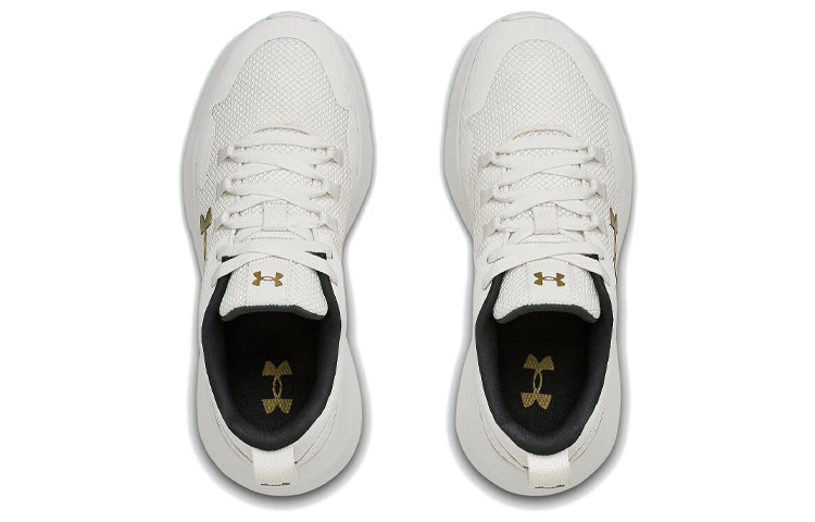 (WMNS) Under Armour Essential 'Onyx White Gold' 3022955-102