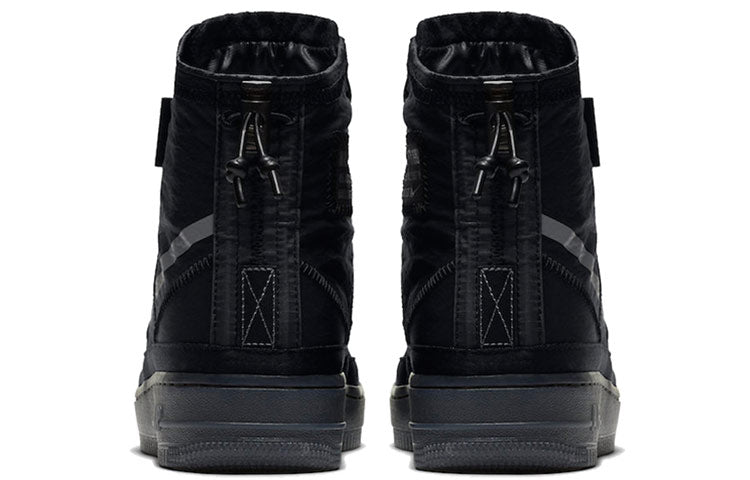 (WMNS) Nike Air Force 1 High Shell 'Black' BQ6096-001