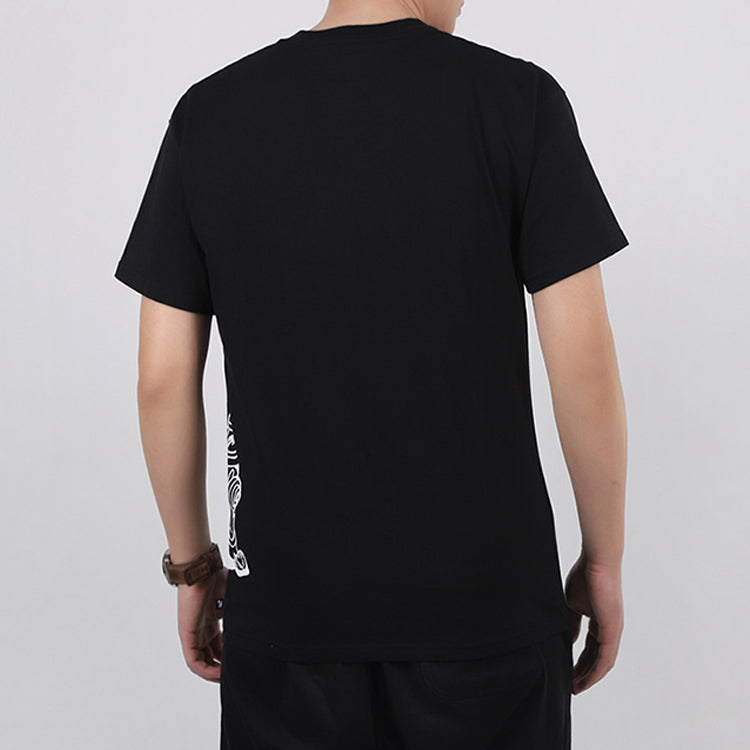 Nike SB Cartoon Printing Skateboard Short Sleeve Black CU0299-010