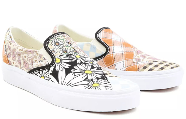 Vans Meadow Patchwork Classic Slip-on Multi-Print 'Cream Flowers' VN0A5AO84201