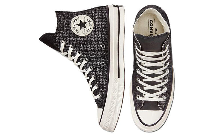 (WMNS) Converse Chuck 70 High 'Houndstooth Shine - Black' A04277C