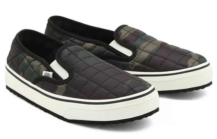 Vans Unisex Nylon Slip-Er 2 Low-Top Sneakers Black/White VN0A4UWO8KC