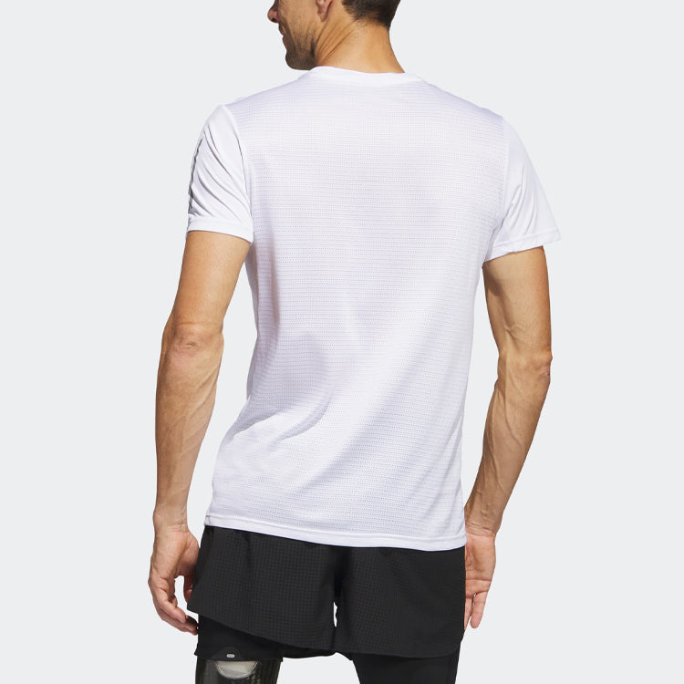 adidas Global Running Short Sleeve Tee 'White' IC0215