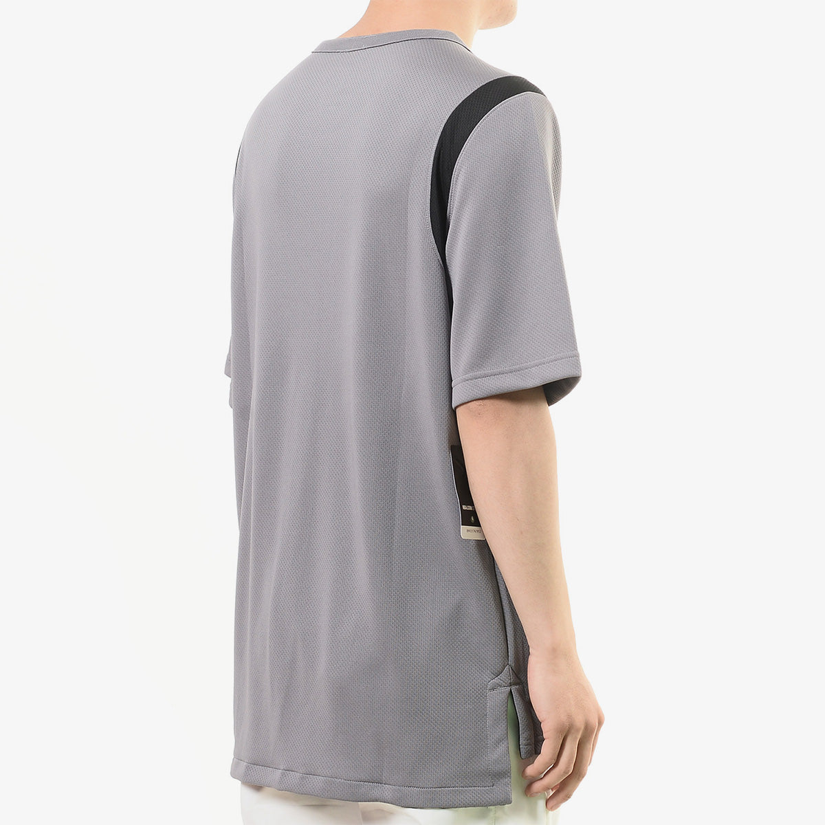 Nike NBA Athleisure Casual Sports Alphabet Printing lakers Round Neck Short Sleeve Gray 920578-036