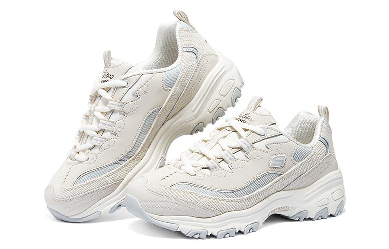 (WMNS) Skechers D'Lites 1.0 Shoes 'Beige Light Blue' 896276-NTGY