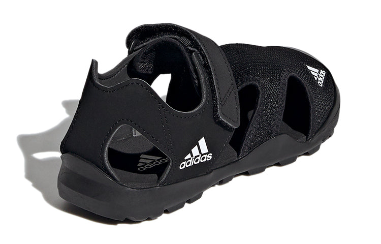 (GS) adidas Captain Toey K Sandals Black FX4203