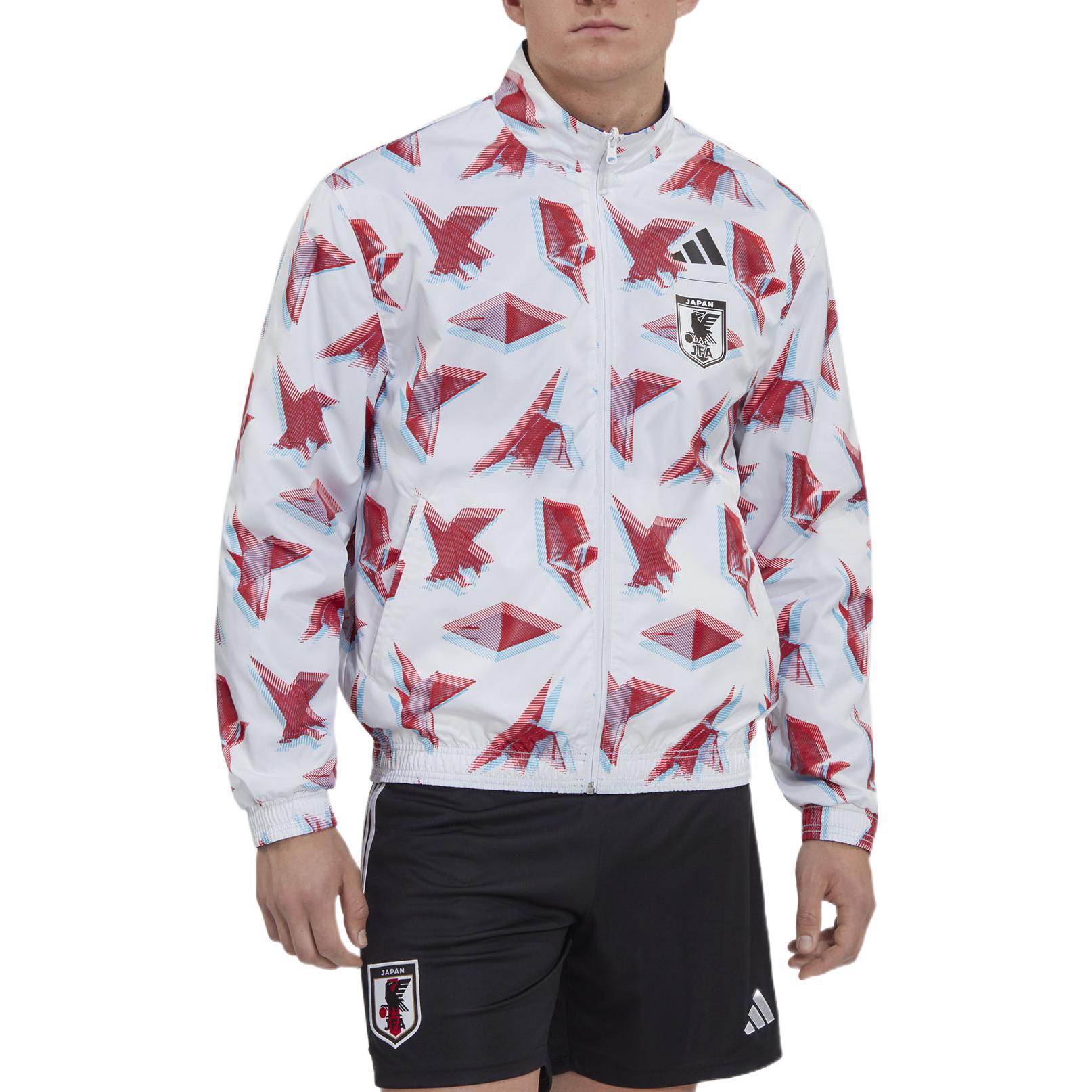 adidas Japan Tiro 23 Anthem Jacket 'White Blue Red' HC6292