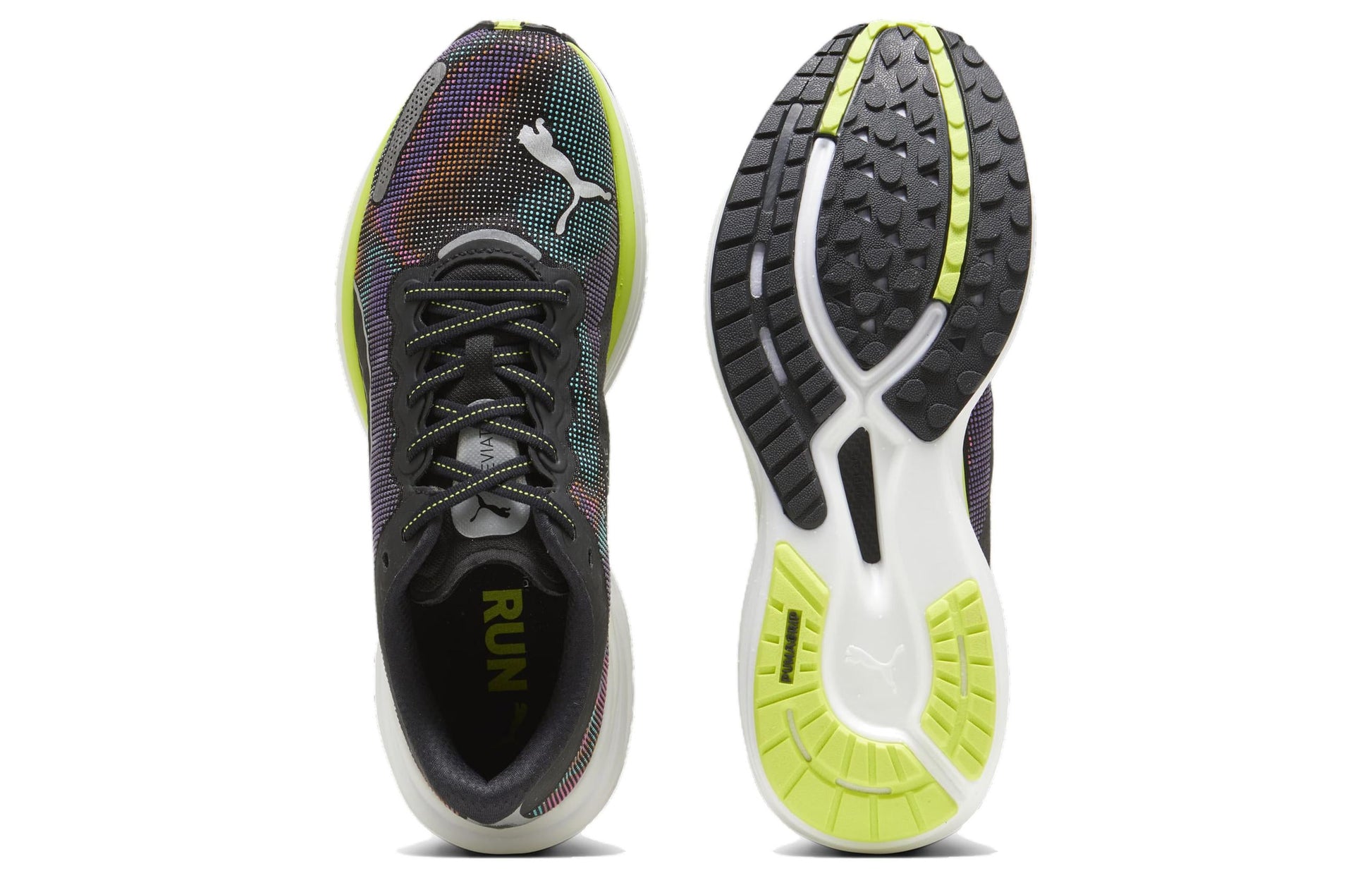 PUMA Deviate Nitro 2 'Black Lime Pow' 380076-01