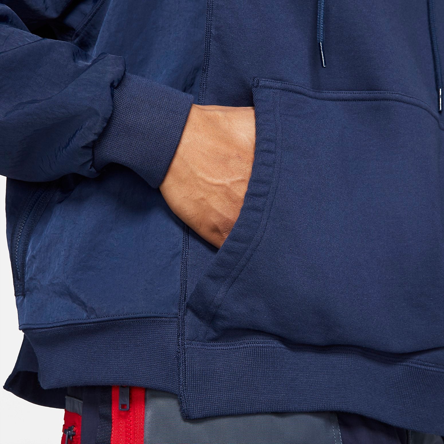 Nike Sportswear Logo Hoodie 'Midnight Navy' DD5700-410