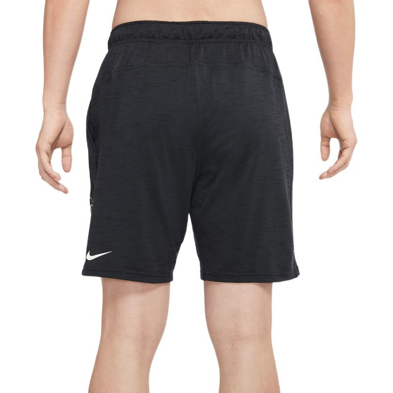 Men's Nike Quick Dry Solid Color Geometry Pattern Environmental Friendly Sports Shorts Black DM8145-045