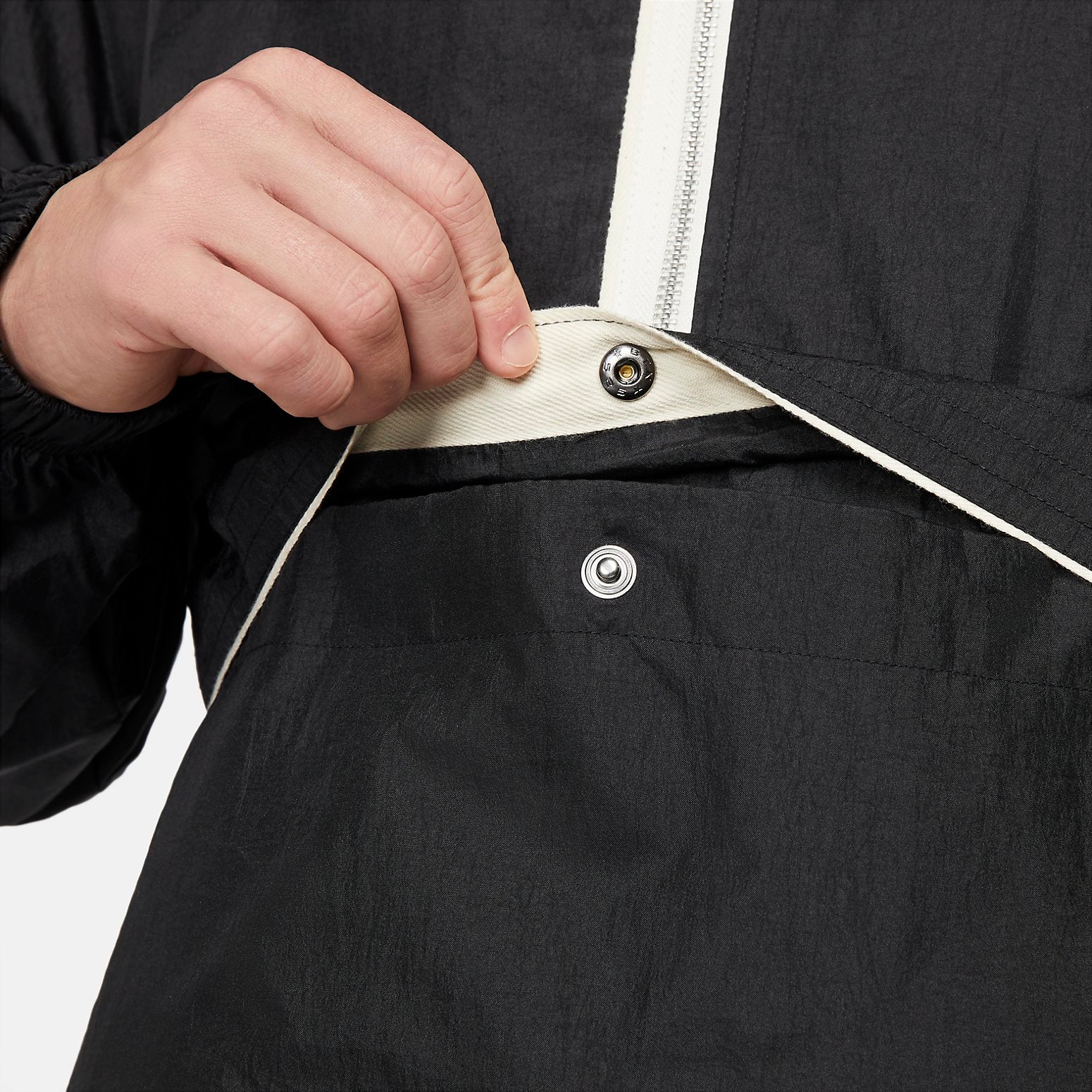 Nike Sportswear Essentials Anorak Jacket 'Black' DM6697-010