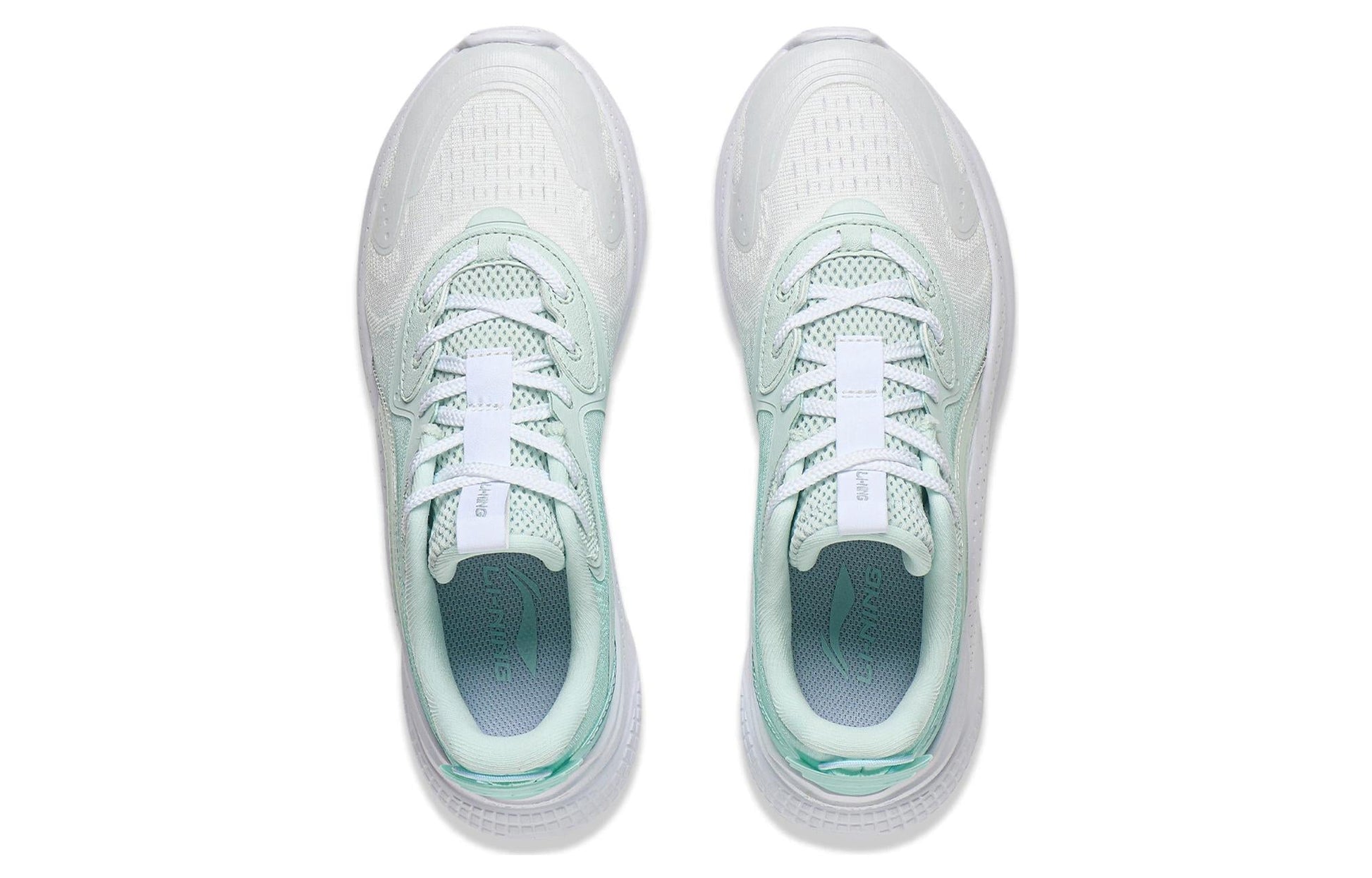 (WMNS) Li-Ning Floating Cloud 'White Light Green' AGLT030-2