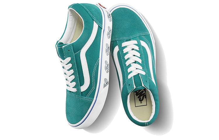 Vans Sidewall Print Old Skool Blue VN0A3WKT4RT