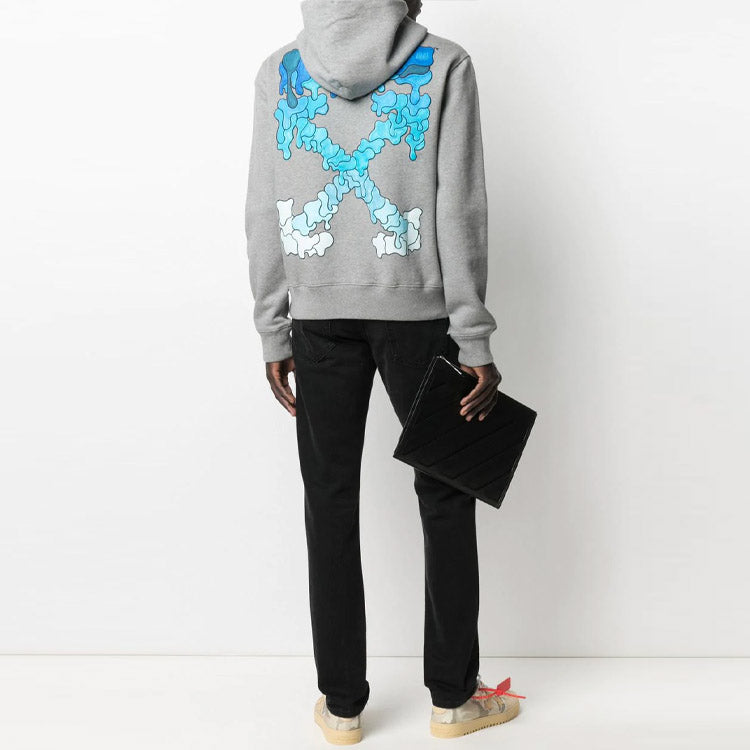 Off-White SS21 Logo Arrow Alphabet Printing Loose Fit Gray OMBB034S21FLE0050845