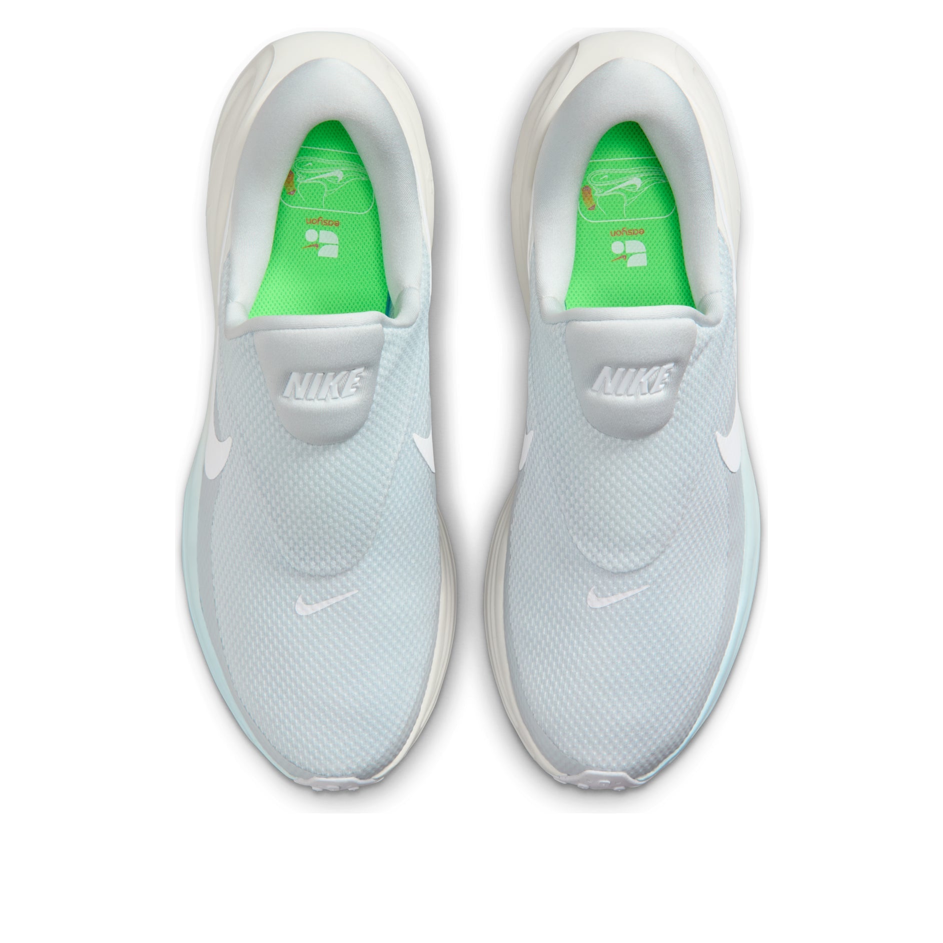 Nike Revolution 8 EasyOn 'Pure Platinum Glacier Blue Green Strike' HQ2414-004