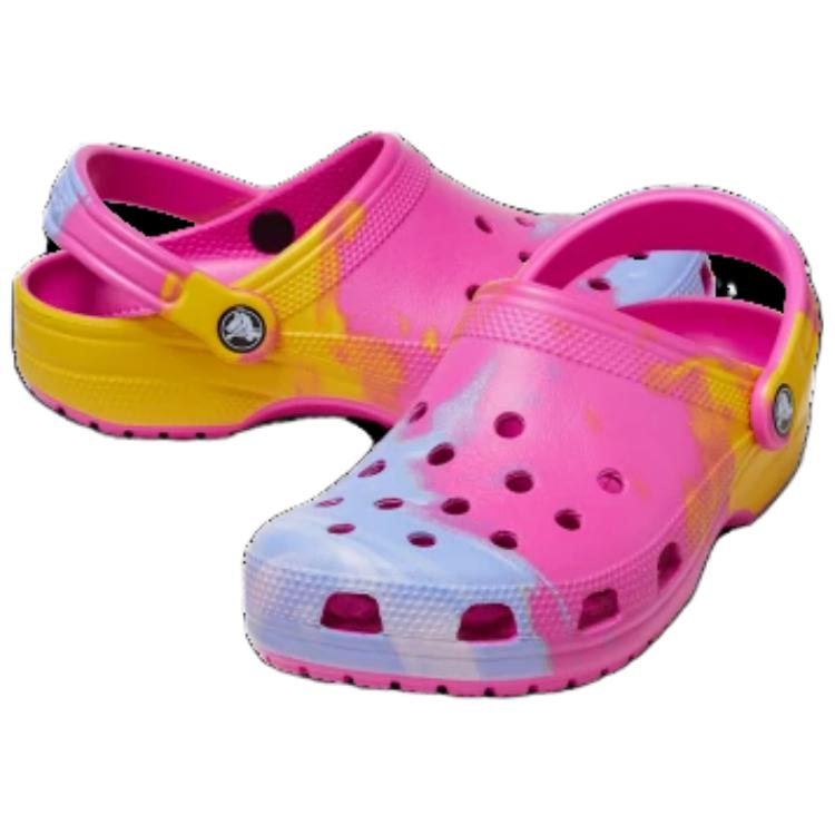 Crocs Classic Ombre Clogs 'Pink Yellow Blue' 208275-6UC