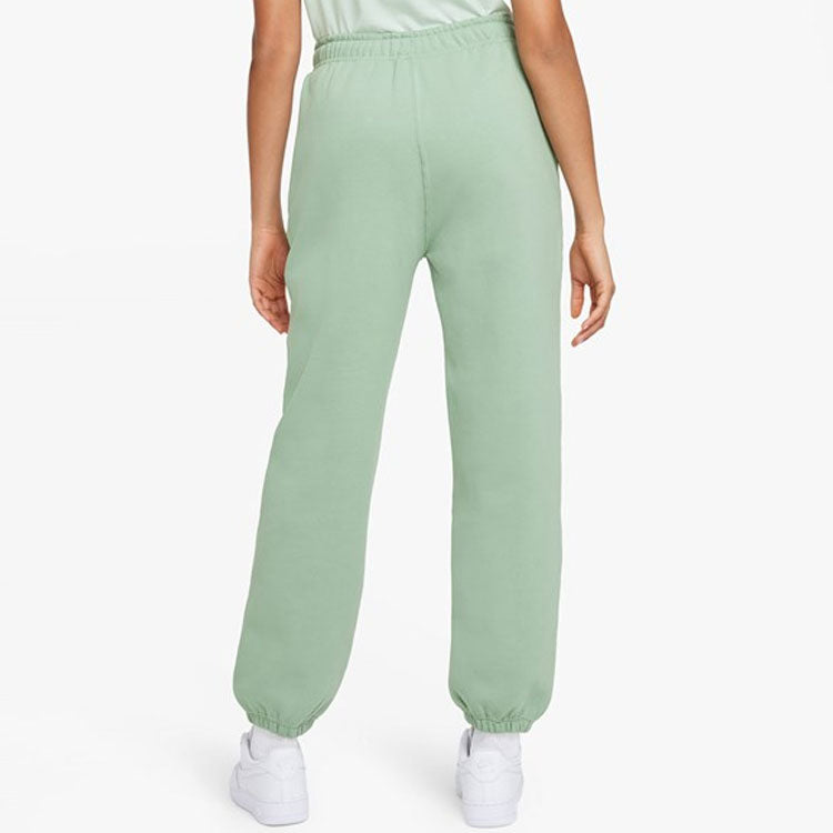(WMNS) Nike Solo Swoosh Fleece Trousers 'Light Green' CW5565-006