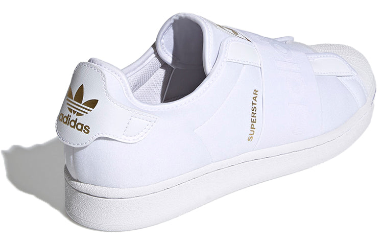 adidas Superstar Slip-On Shoes 'White Gold Metallic' GZ8398